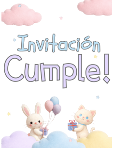 Invitación cumpleaños