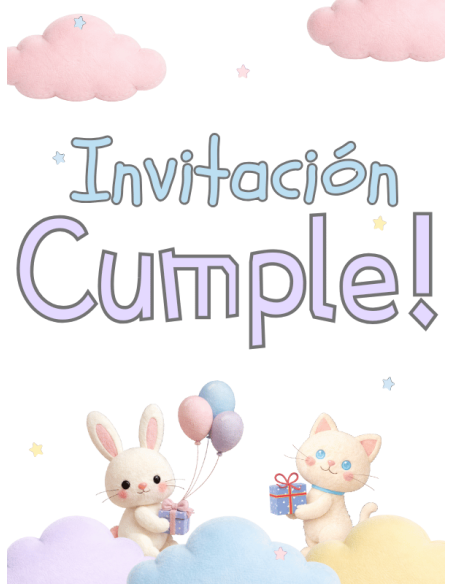 Invitación cumpleaños