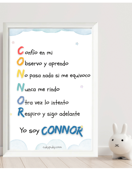 Cuadro Motivacional Mi Nombre