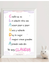 Cuadro Motivacional Mi Nombre