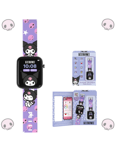 Reloj Interactivo Kuromi