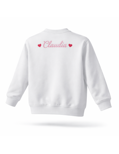 Sudadera Mini Corazones Personalizada