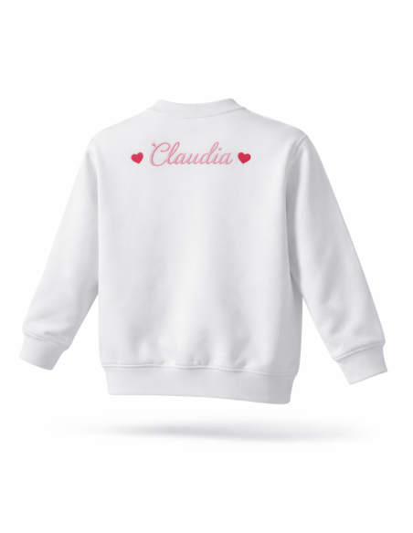 Sudadera Mini Corazones Personalizada