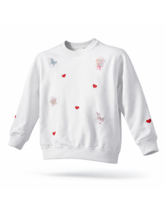 Sudadera Mini Corazones Personalizada 2