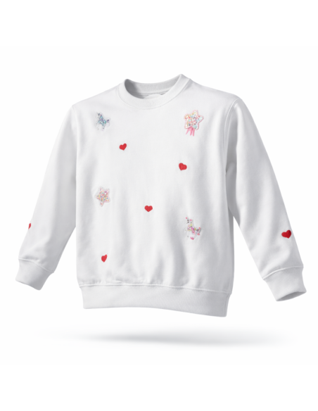 Sudadera Mini Corazones Personalizada
