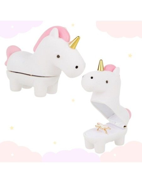 Estuche y Anillo Unicornio