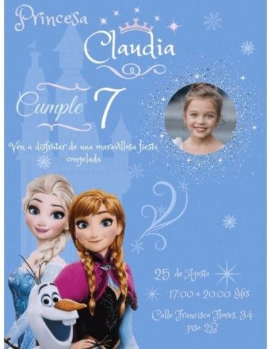 Invitación Animada Frozen