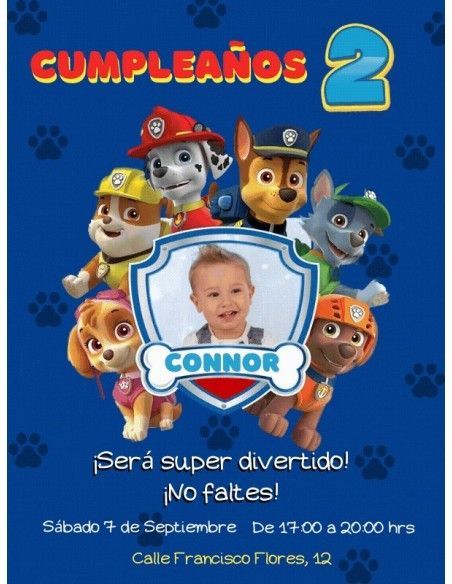 Invitación Animada Patrulla