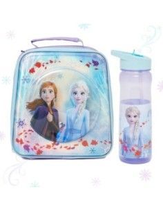 Bolsa Térmica con Botella Frozen 2