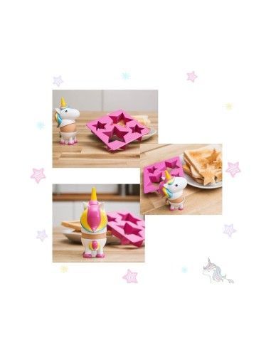 Huevera Desayuno Unicornio