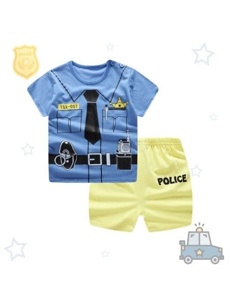 Conjunto Pijama Policía