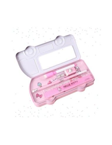 Estuche Metálico Bus Hello Kitty
