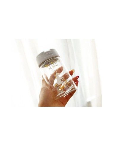 Botella Cristal Unicornio