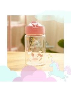 Botella Cristal Unicornio