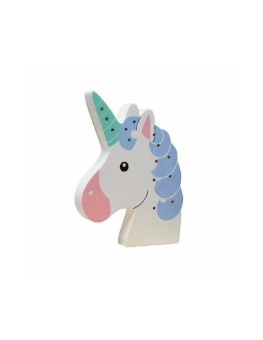 Unicornio Led Madera