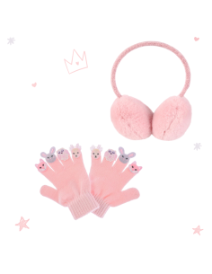 Guantes y Orejeras Pink