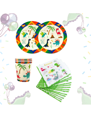 Pack Cumple Dinosaurios
