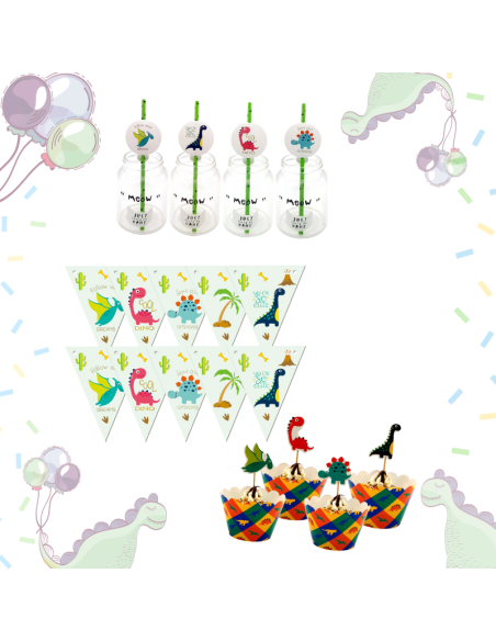 Pack Cumple Dinosaurios