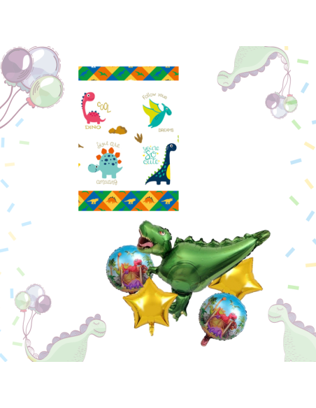 Pack Cumple Dinosaurios