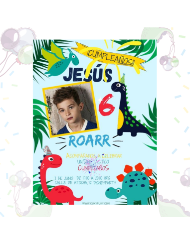 Pack Cumple Dinosaurios
