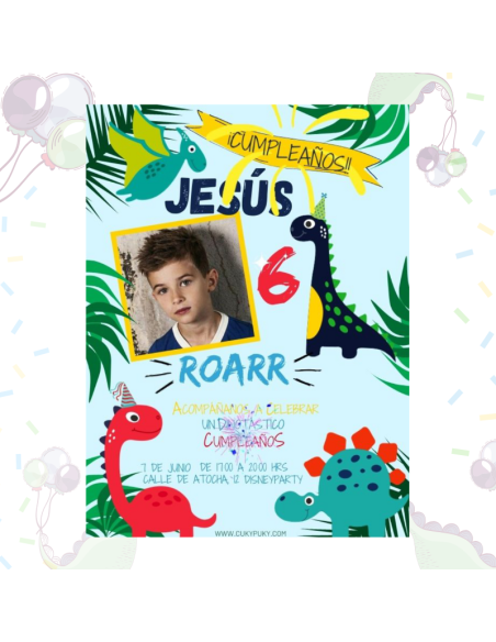 Pack Cumple Dinosaurios