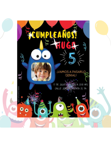 Pack Cumple Monstruos