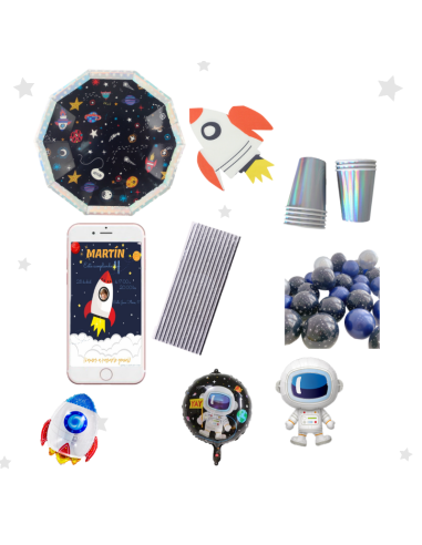 Pack Cumple Astronauta