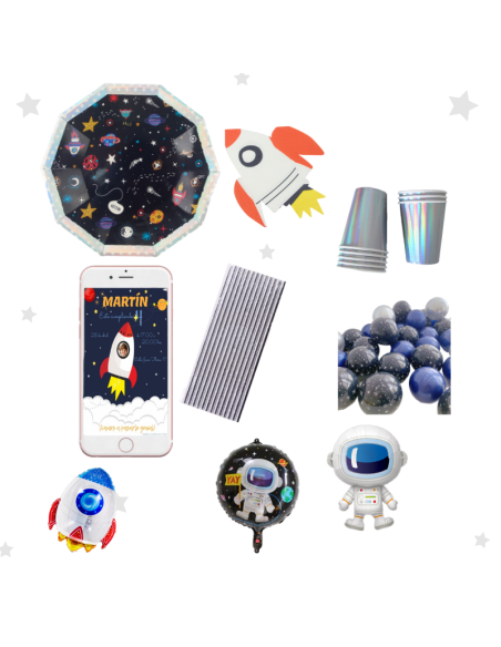 Pack Cumple Astronauta