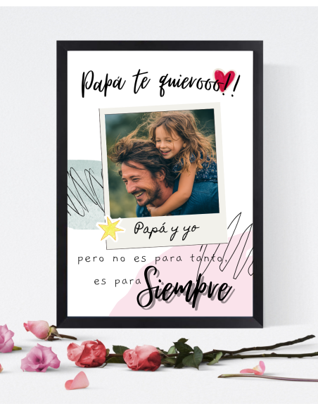 Cuadro Papá te quiero