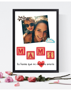 Cuadro Corazón Mami